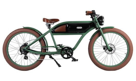 Michael Blast 350/500W T4B - Greaser Cafe Style Electric Bike - EB-T4BGREASER500W-BBL