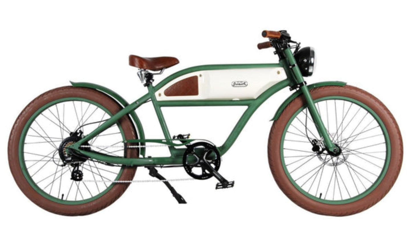 Michael Blast 350/500W T4B - Greaser Cafe Style Electric Bike - EB-T4BGREASER500W-BBL