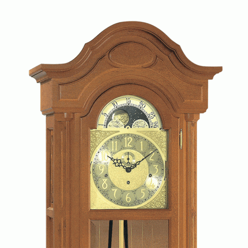 Kieninger 0107-11-01 Grandfather Clock, Triple Chimes, Natural Cherry - FL 0107-41-01