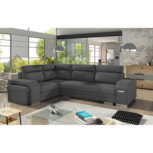 Maxima House Sectional FULL XL Sleeper Sofa MAGNUS S with storage - MIR042