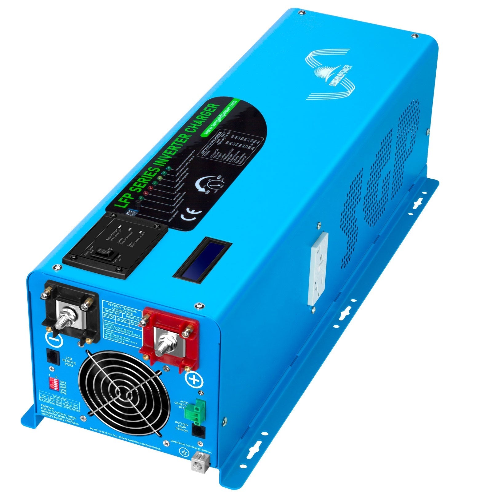 4000W DC 12V Pure Sine Wave Inverter With Charger - LFP4K12V120VSG