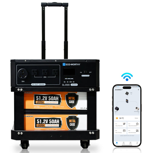 Eco-worthy SL3500 stackable power station - US-L02NK35KWUSL50DDCNTZ-1