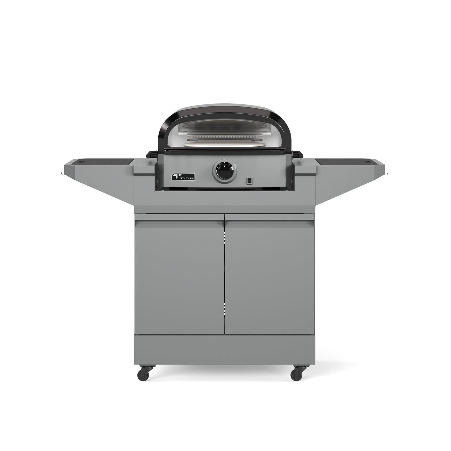 TYTUS Emberwood Pizza Oven with Grill and Prep Cart - TDT-CRT-GPZA