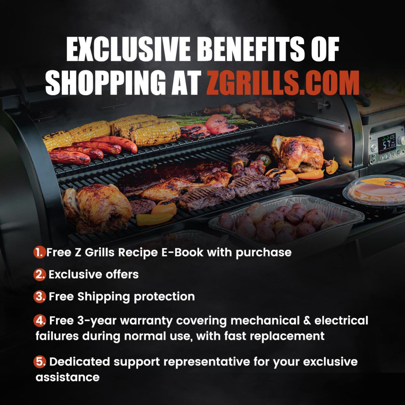 Z Grills MULTITASKER 7052B WI-FI (2025 UPGRADE) - ZPG-7052B