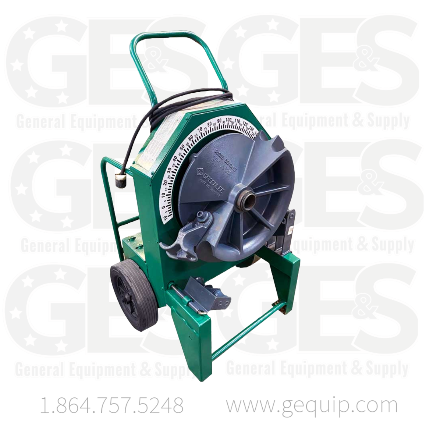 Greenlee 555RC Electric Bender with Multi-Shoe Group for 1/2in. to 2in. Rigid Conduit  - Reconditioned - 555RC