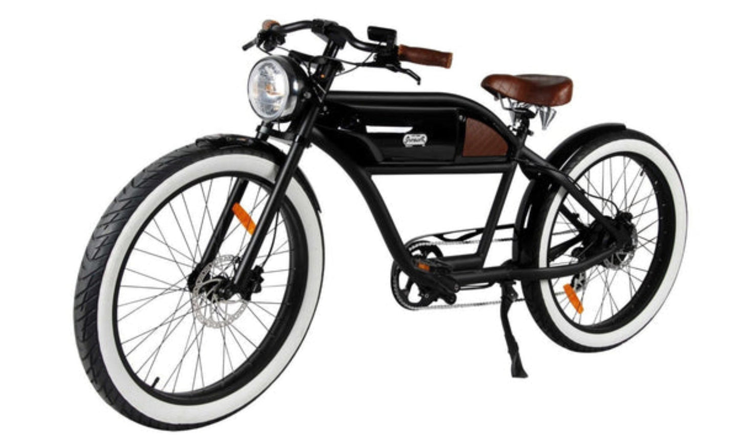 Michael Blast 350/500W T4B - Greaser Cafe Style Electric Bike - EB-T4BGREASER500W-BBL