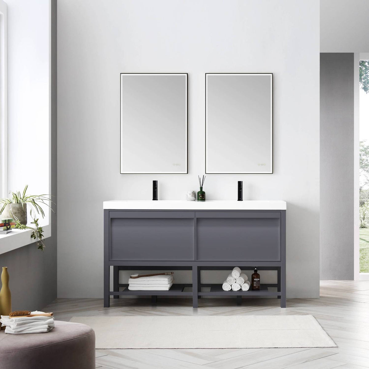 Blossom Vienna 60 Inch Bathroom Vanity - V8021 60 01