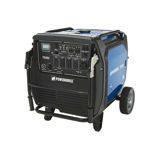 Powerhorse Inverter Generator 7500 Surge Watts, 6500 Rated Watts Electric Start - 74006