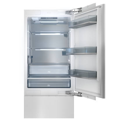 Thor Kitchen 30-inch Built-In Stainless-Steel Panel-Ready Bottom Mount Refrigerator – XRF3016BBP-SS