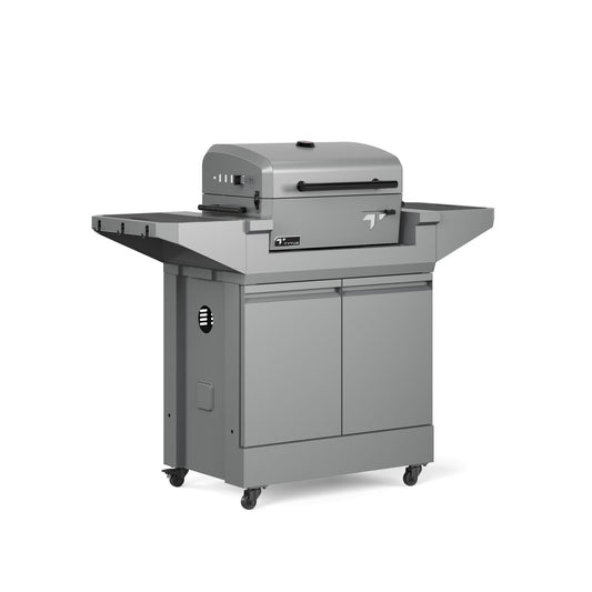 TYTUS Emberwood Charcoal Grill with Grill and Prep Cart - TDT-CRT-CHAR