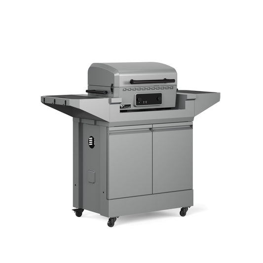 TYTUS Emberwood Electric Grill and Griddle with Grill and Prep Cart  - TDT-CRT-EGRD