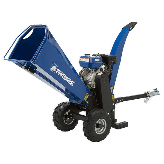 Powerhorse Towable 5in. Wood Chipper + Shredder — 420cc OHV Engine - 115061