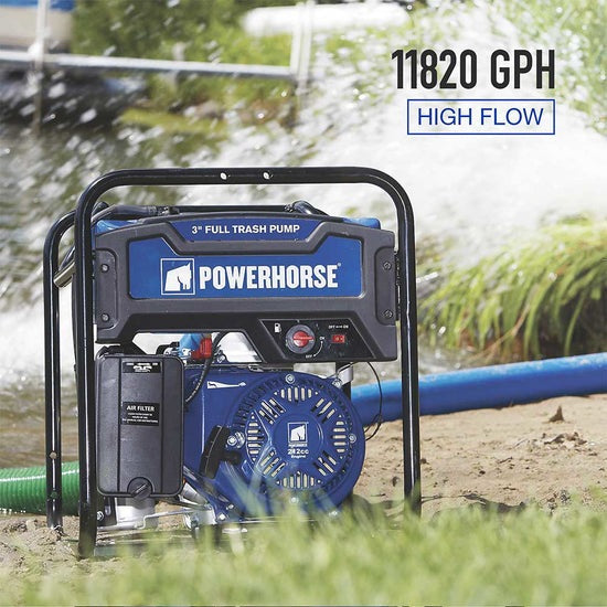 Powerhorse® Full Trash 3" Water Pump Extended Run 197 GPM - 750127