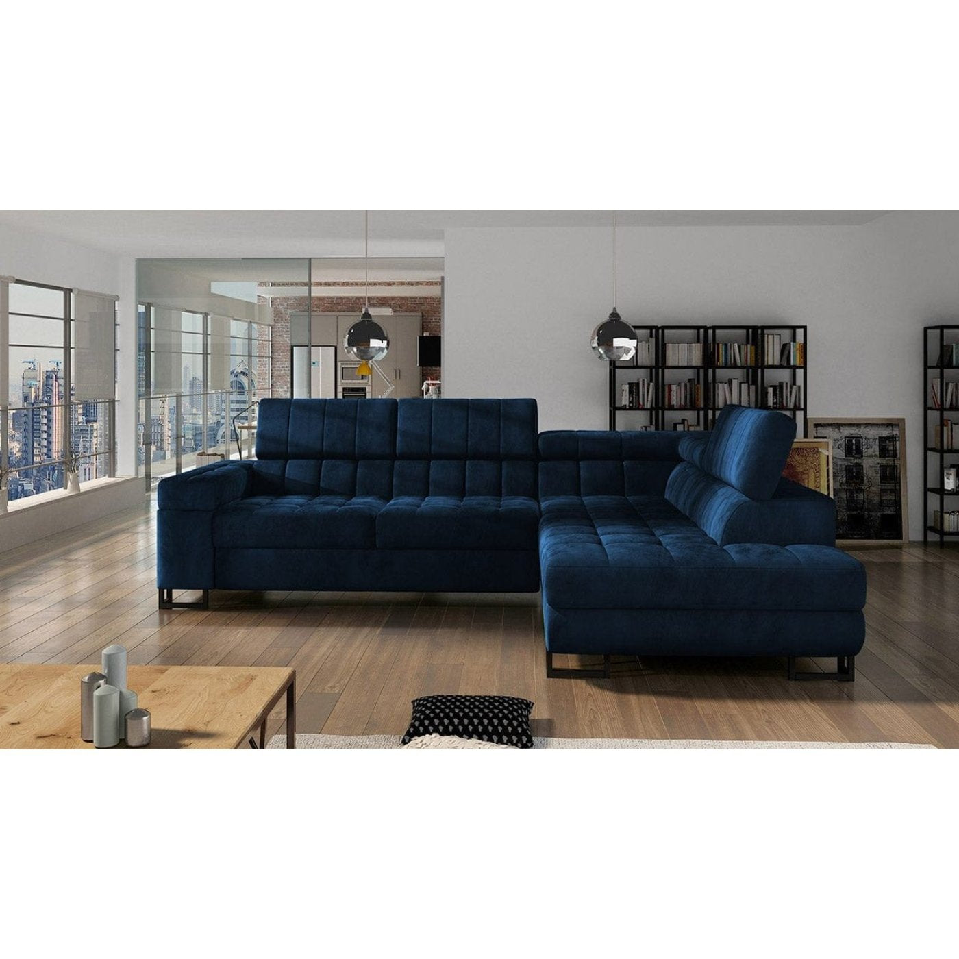 Maxima House Sectional Sleeper Sofa with storage ANDREA - MIR015