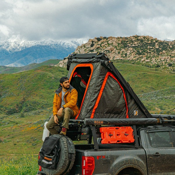 BadAss Tents PACKOUT™ Soft top Rooftop Tent Universal Fit - Black/Rhinotec Cover