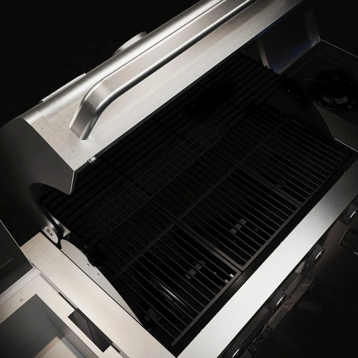 Tytus Fresno 5-Burner LP/NG Convertible Grill in Stainless Steel + Shadow Stone - TDT-021-0702