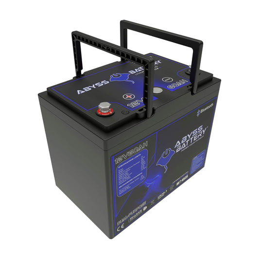 Abyss Battery 12V 60Ah Dual Purpose Lithium Marine Battery - AB-12V60-BT