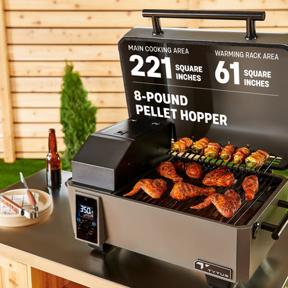 TYTUS Modular Grilling Collection 4-Burner Gas Grill, Pellet Smoker with Cart and Gas Griddle with Cart - TDT-BUN-009