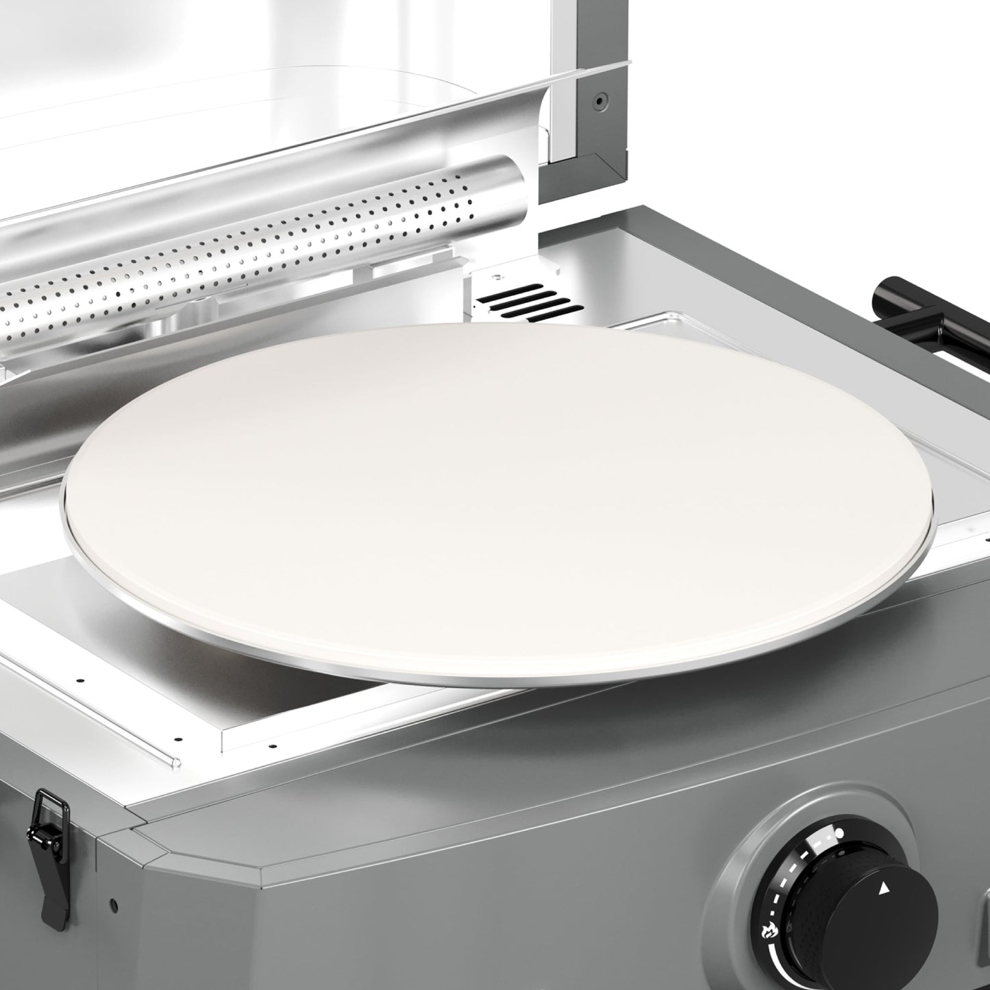 TYTUS Emberwood Pizza Oven with Grill and Prep Cart - TDT-CRT-GPZA