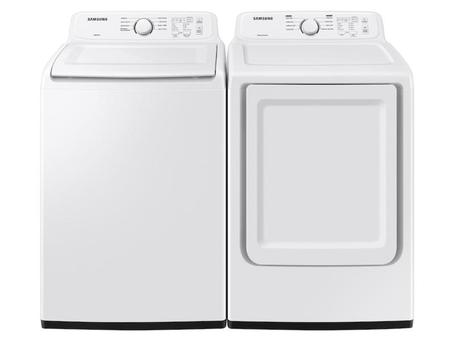 SAMSUNG 4.1 cu. ft. Capacity Top Load Washer with Soft-Close Lid and 8 Washing Cycles in White - WA41A3000AW-KT