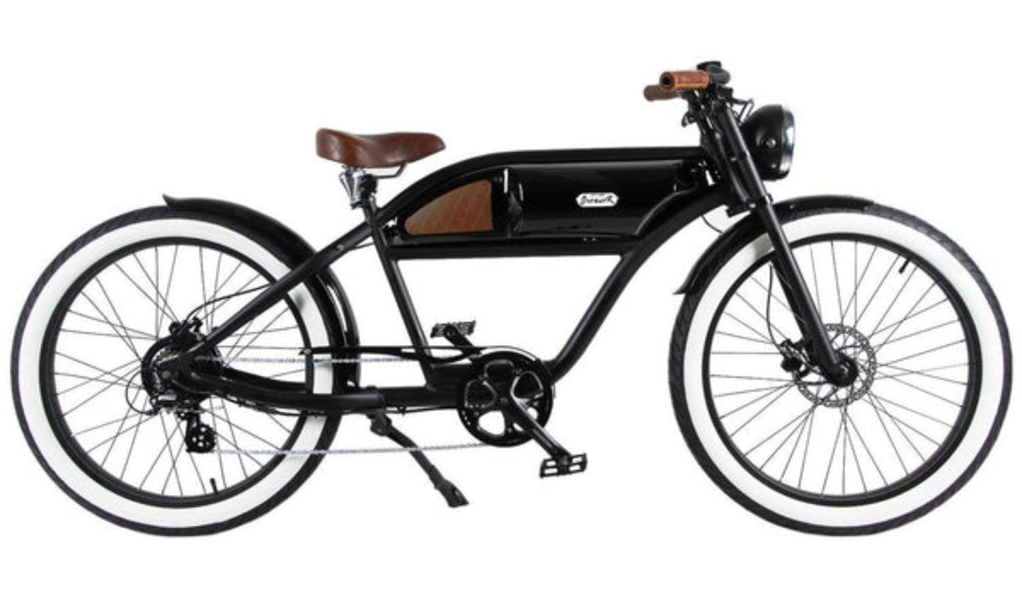 Michael Blast 350/500W T4B - Greaser Cafe Style Electric Bike - EB-T4BGREASER500W-BBL