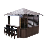 Canadian Spa Fraser Gazebo 10ft x 10ft - Coffee