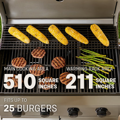 TYTUS Modular Grilling Collection 4-Burner Gas Grill, Charcoal Grill with Cart and Gas Griddle with Cart - TDT-BUN-010