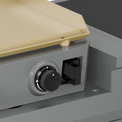 TYTUS Emberwood Gas Griddle with Grill and Prep Cart - TDT-CRT-GGRD