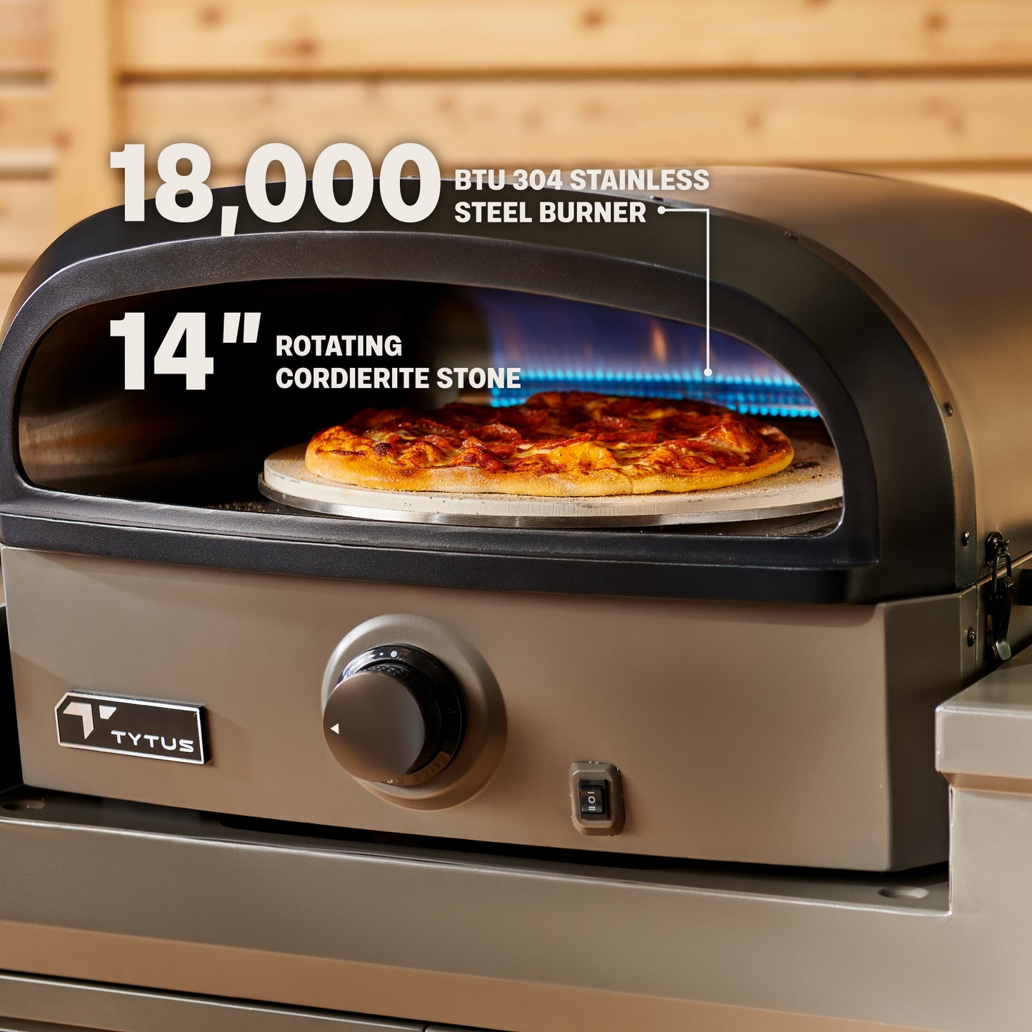 TYTUS Modular Grilling Collection 4-Burner Gas Grill, Pellet Smoker with Cart and Pizza Oven with Cart - TDT-BUN-008