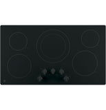 GE APPLIANCES JP3036DLBB GE 36" Built-In Knob Control Electric Cooktop - JP3036DLBB-KT