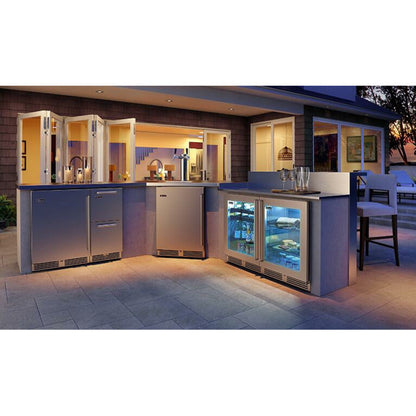 Perlick 24" Refrigerator w/ Fully Integrated Solid Door, ADA Compliant with 4.8 cu. ft. Capacity - HA24RB-4-2