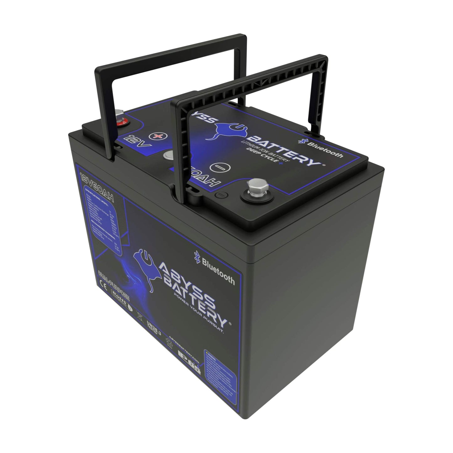 Abyss Battery 12V 60Ah Dual Purpose Lithium Marine Battery - AB-12V60-BT