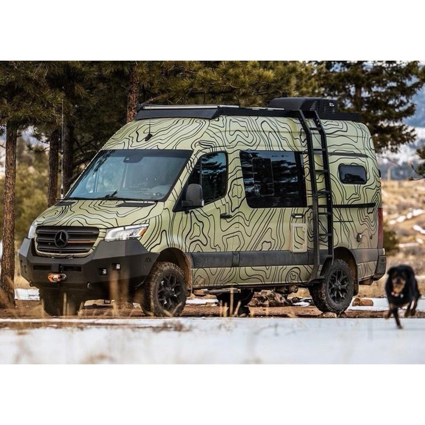 Backwoods Adventure Mods Mercedes Sprinter 2019+ Front Bumper No Bull Bar