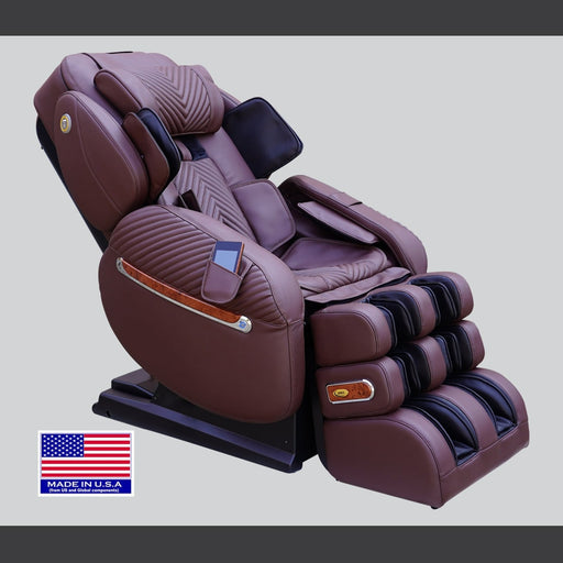 Luraco iRobotics 9 Max Plus Special Edition Massage Chair - Chocolate Brown - 893640001786