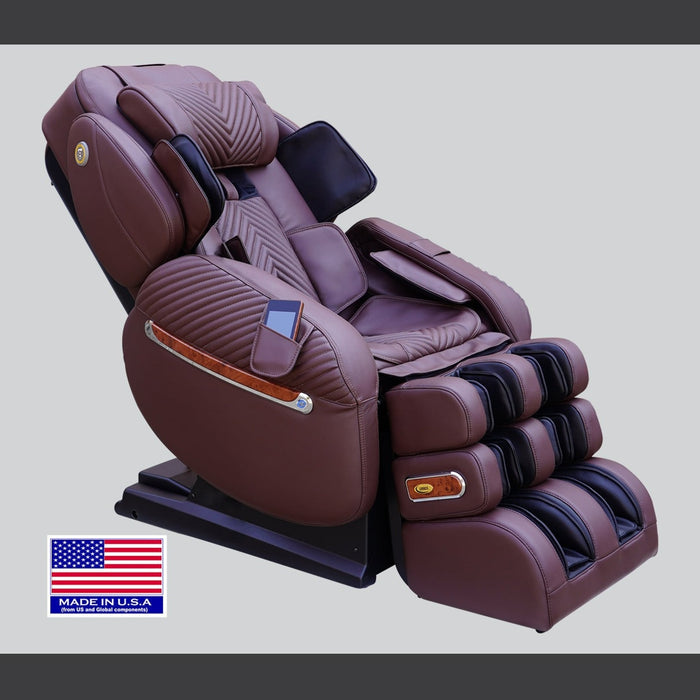 Luraco iRobotics 9 Max Plus Billionaire Edition Massage Chair - Chocolate Brown