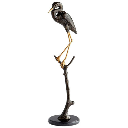 Cyan Design Midnight Avian Sculpture | Old World And Gold  -  8835
