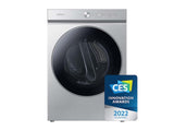 SAMSUNG Bespoke 7.6 cu. ft. Ultra Capacity Electric Dryer with AI Optimal Dry and Super Speed Dry in Silver Steel - DVE53BB8900TA3-KT