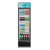 EUHOMY Commercial Display Refrigerator Glass Door Merchandiser Drink Fridge - BRC-09