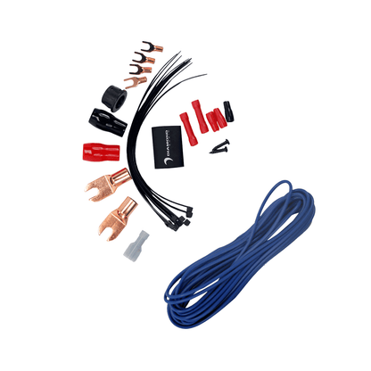 Diamond Audio 2-Channel 4 Gauge Amplifier Installation Kit W/ RCA Interconnect and 20 ft Speaker Cable - HX42