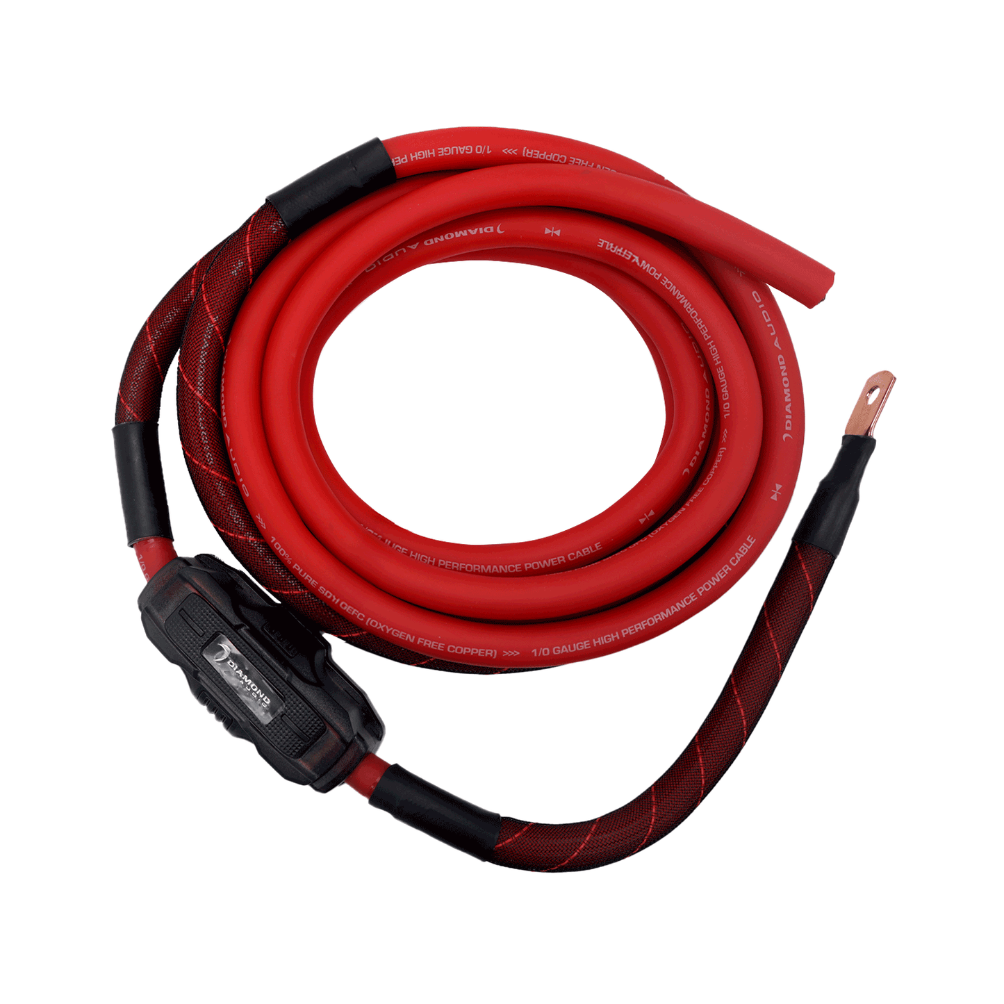 Diamond Audio HX02 - 2-Channel 0 Gauge Amplifier Installation Kit W/ RCA Interconnect and 20 ft Speaker Cable - HX02