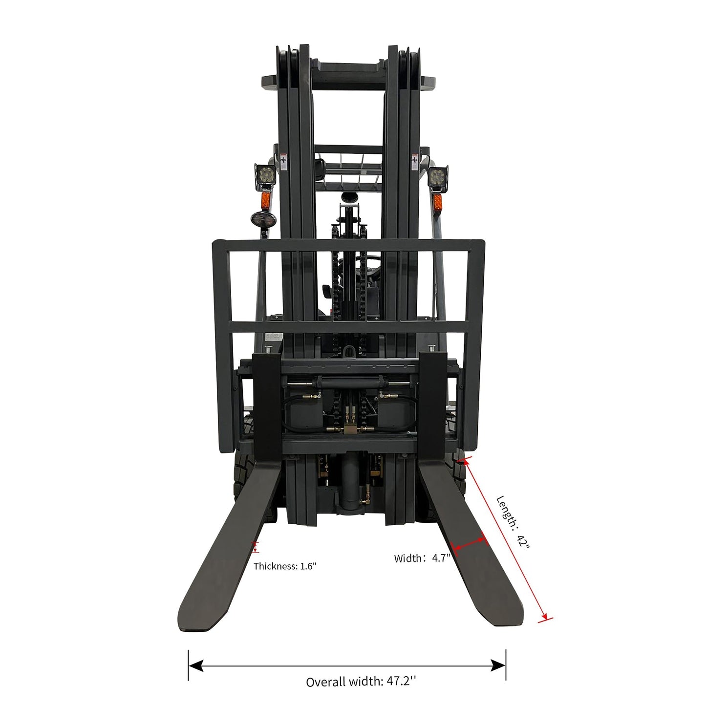 Apollolift 4-wheel Electric Forklift, Lithium  - A-4020