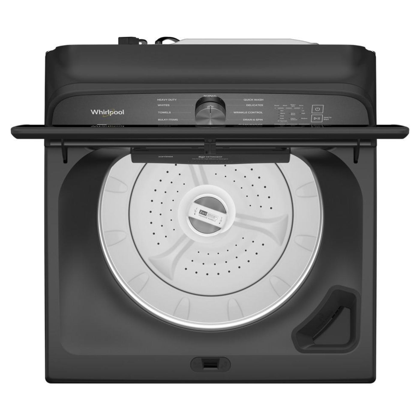 WHIRLPOOL WTW6157PB 5.2-5.3 Cu. Ft. Whirlpool® Top Load Washer with Removable Agitator - WTW6157PB-KT