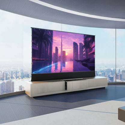 VIVIDSTORM Motorized Laser TV Cabinet Geneva - VC49GE100C