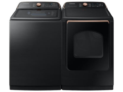 SAMSUNG 7.4 CF SMART GAS DRYER W STEAM SANITIZE+ AND SENSOR DRY - DVG55A7700V-KT