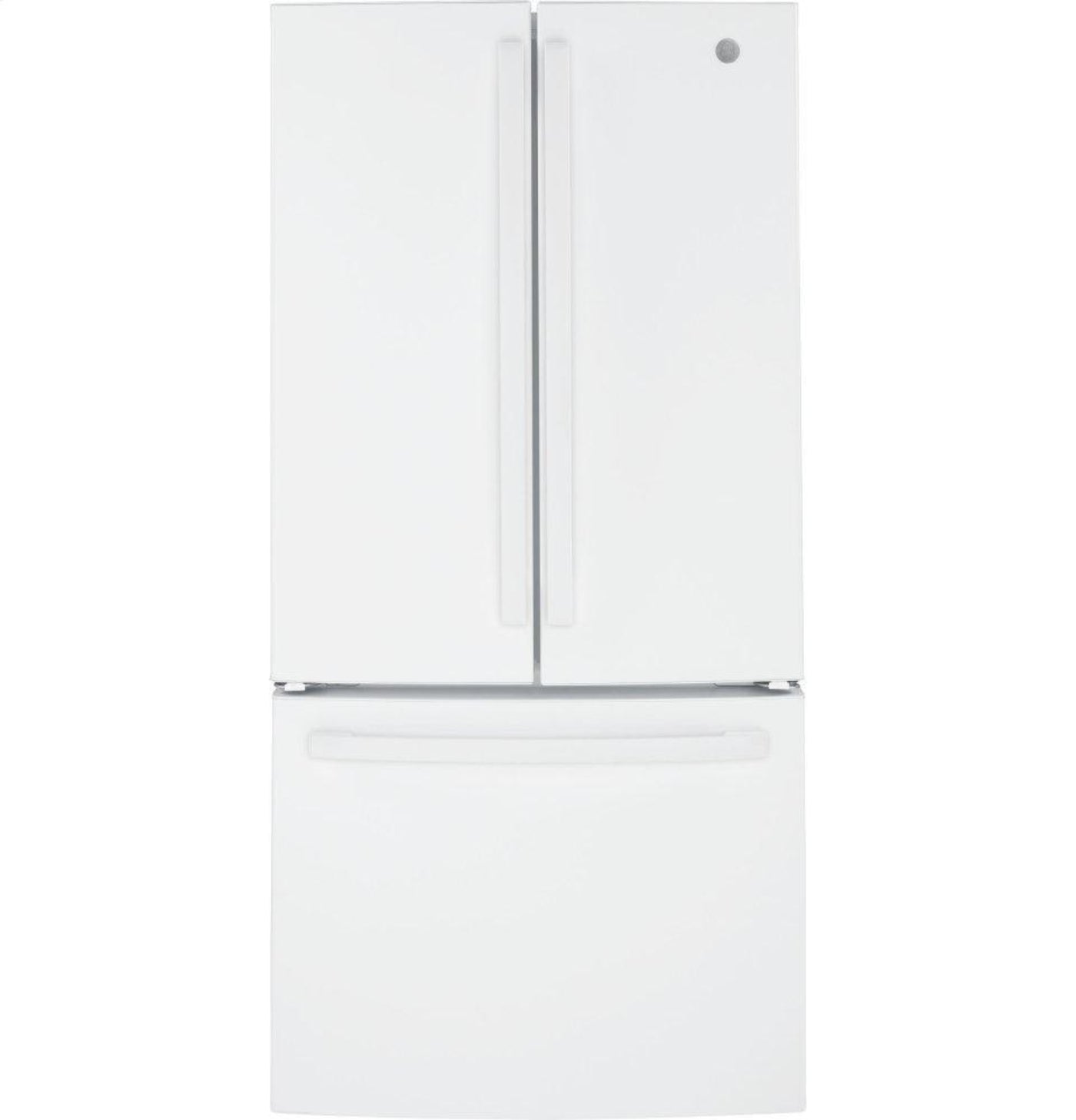 GE APPLIANCES GNE25JGKWW GE® ENERGY STAR® 24.7 Cu. Ft. French-Door Refrigerator - GNE25JGKWW-KT