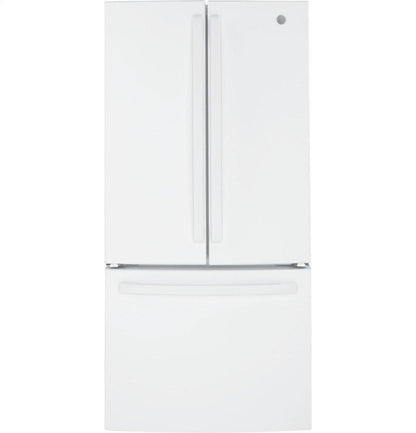 GE APPLIANCES GNE25JGKWW GE® ENERGY STAR® 24.7 Cu. Ft. French-Door Refrigerator - GNE25JGKWW-KT