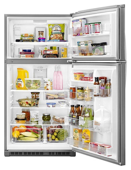 WHIRLPOOL  33-inch Wide Top Freezer Refrigerator - 21 cu. ft. - WRT511SZDM-KT