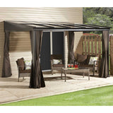 Sojag Pompano #77 Wall Gazebo With Polycabonate 8mm Roof