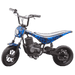 Burromax Tt350r 24v 350w Kids Off Road Electric Ride on Mini Pocket Dirt Bike Blue Flames New - TT350R