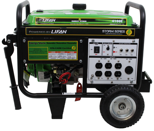 Lifan Energy Storm 3500W/4100W Electric Start Generator New - ES4100E